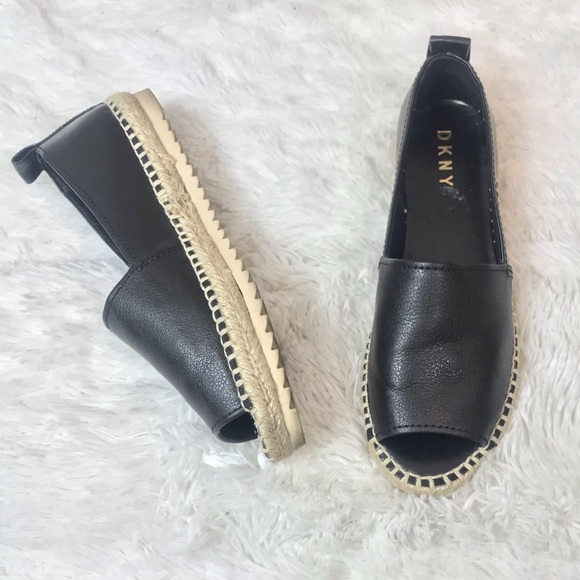 dkny peep toe espadrille